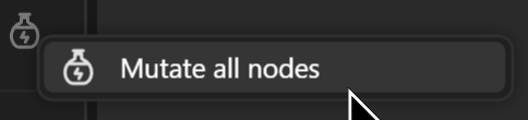 Mutate all nodes