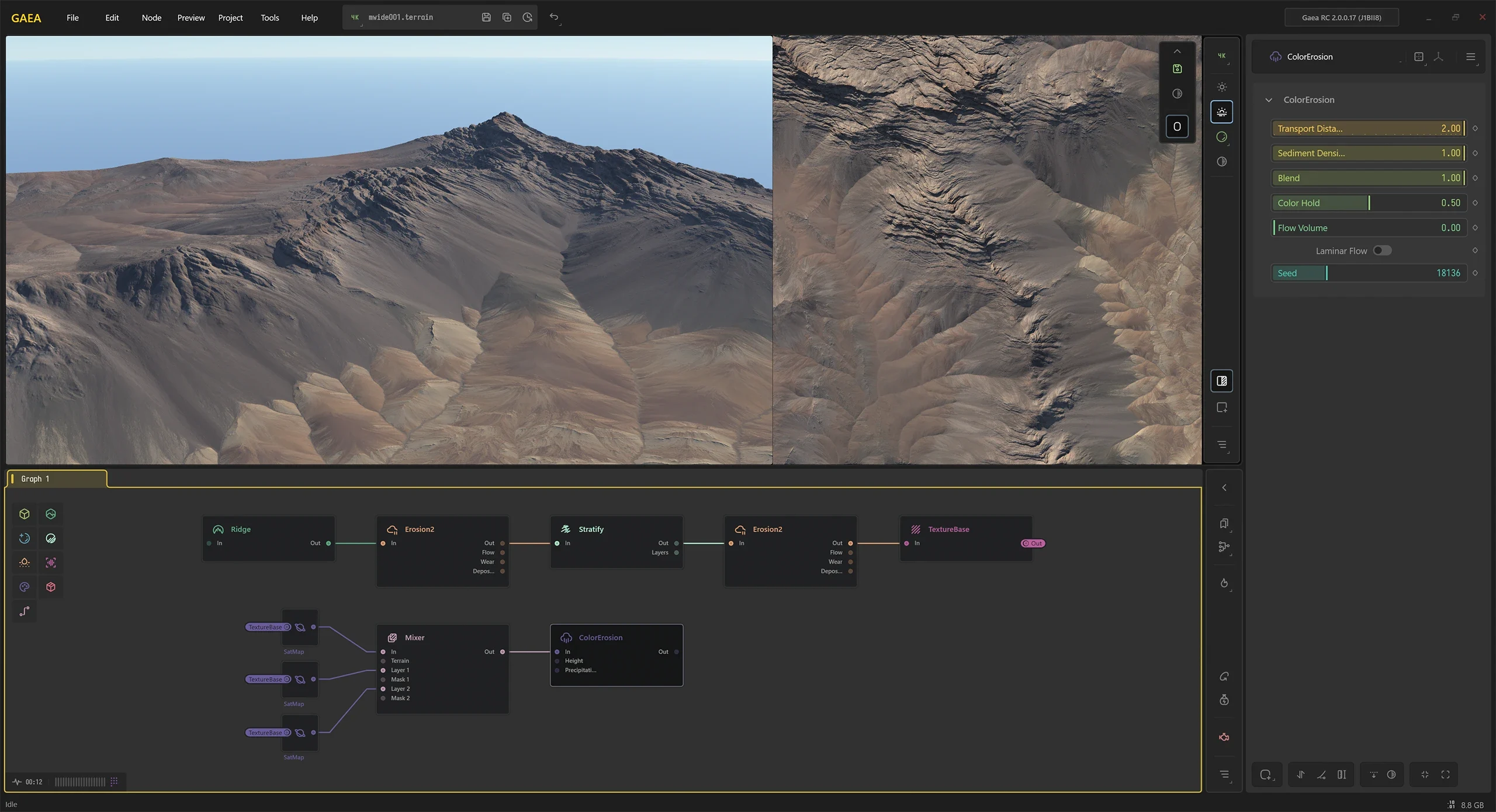 The Gaea 2.0 User Interface